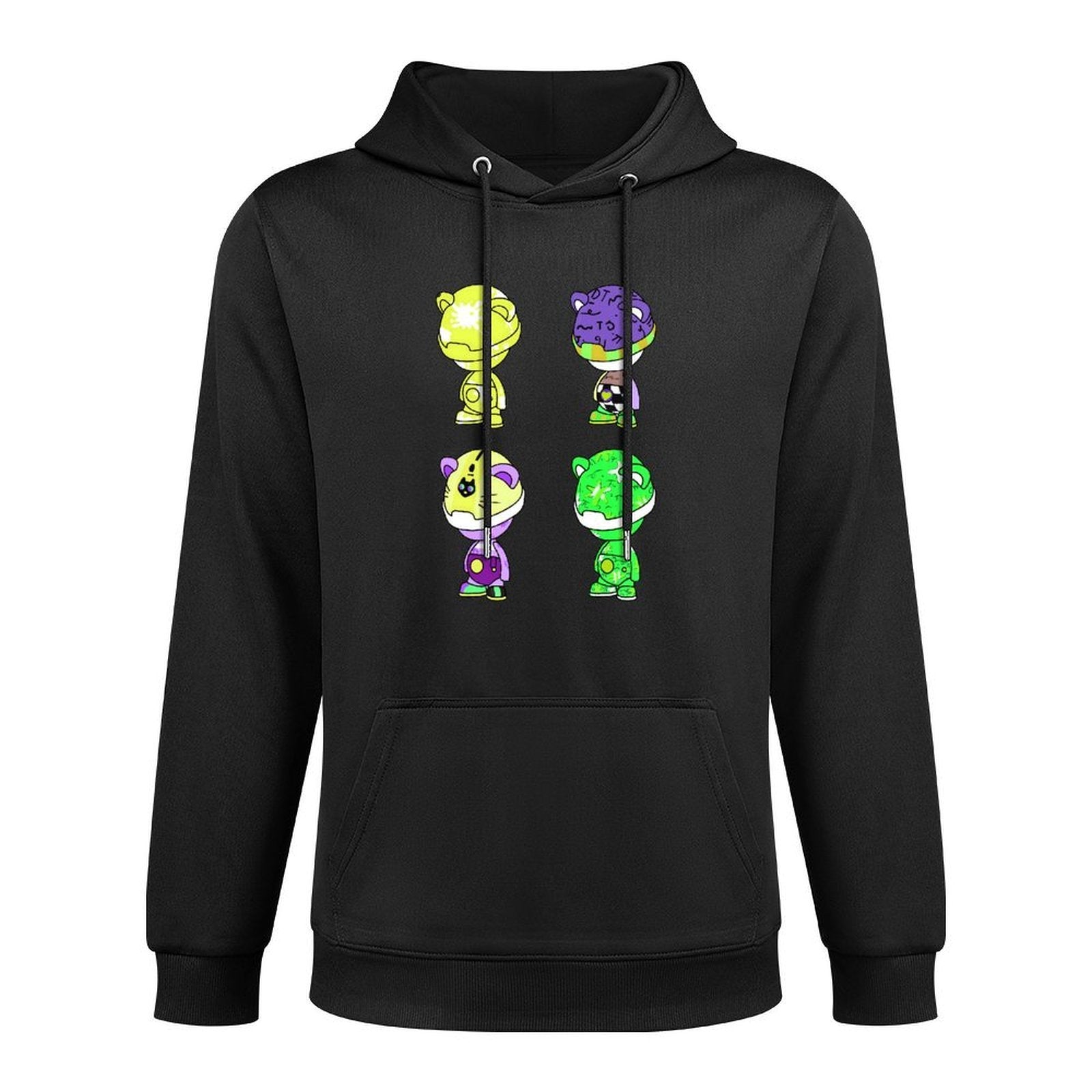 Hoodie Front PatternSoft Natural